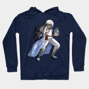 Dark elf druid with ice and snow Hoodie